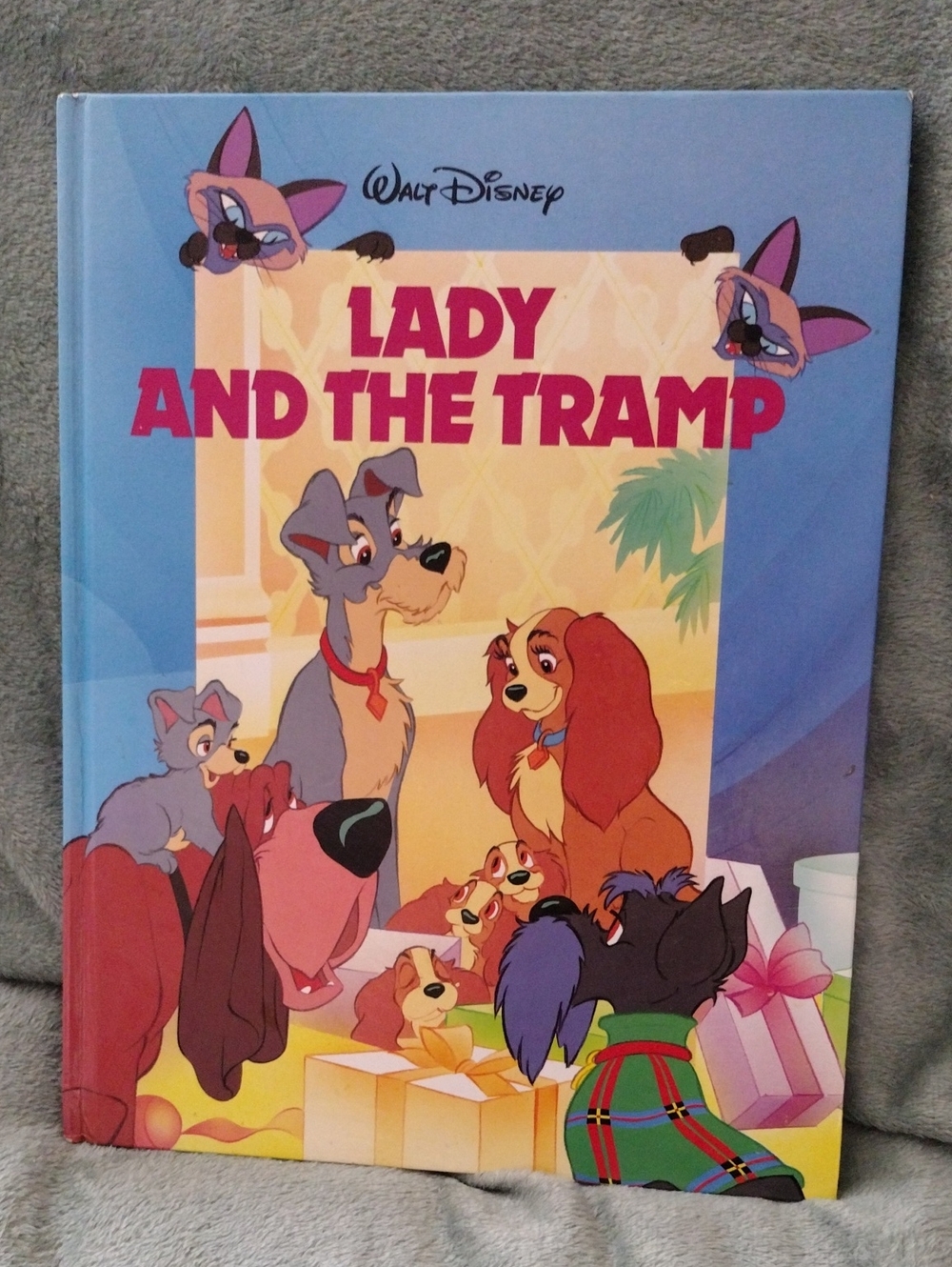 3/$15 - Walt Disney's Lady and the Tramp Hardcover Book In The 80s.